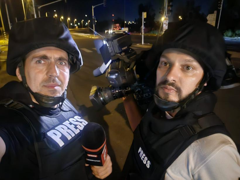 Observator de război, în direct din Israel. Trimișii speciali Cristi Popovici şi Andrei Feraru, transmisiuni în exclusivitate ale evenimentelor istorice din Fâșia Gaza 18865004