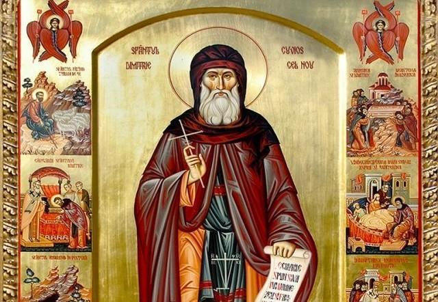 Calendar ortodox 2023. Sfântul Cuvios Dimitrie cel Nou. Program liturgic