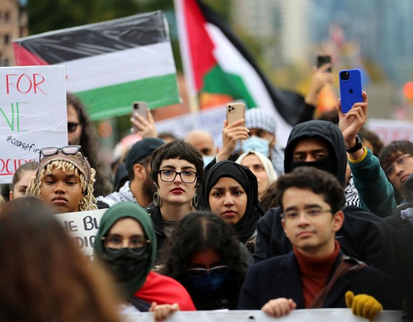 Manifestații pro-palestiniene în întreaga lume. Sute de persoane protestează la București
