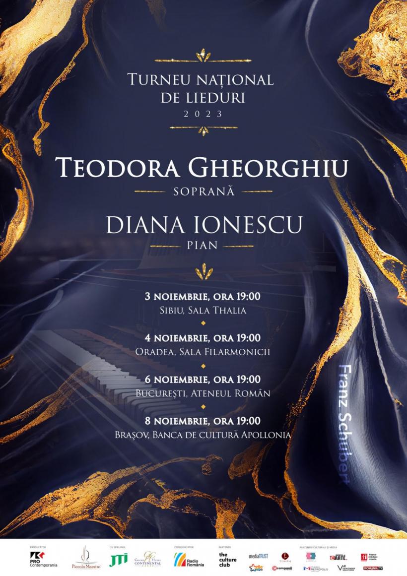 Turneu național de lieduri: soprana Teodora Gheorghiu și pianista Diana Ionescu duc muzica lui Schubert în patru orașe din România 18865446
