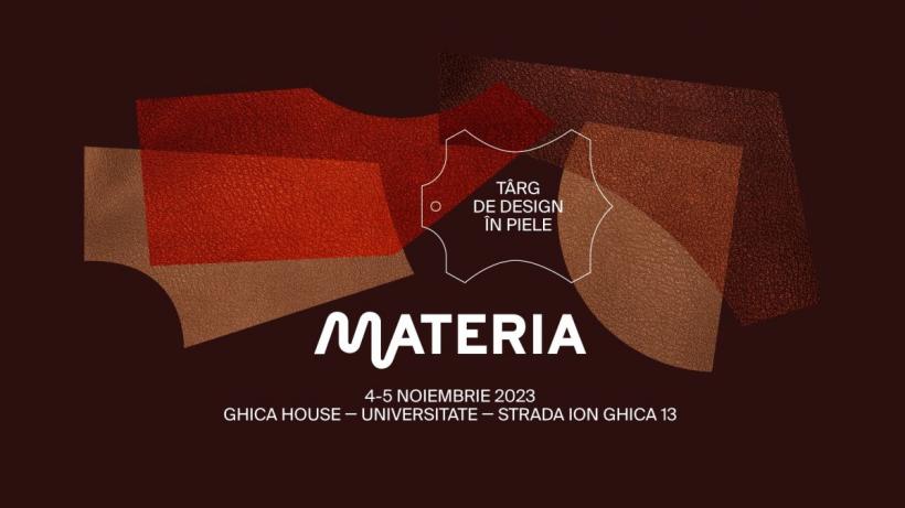 Cei mai buni creatori de design contemporan în piele din România vin la Târgul MATERIA, în weekend-ul 4-5 noiembrie