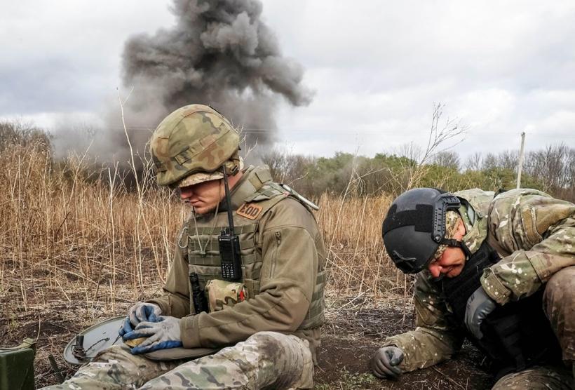 14 geniști ucrainieni care și-au pierdut membrele în război se întorc pe front pentru îndepărtarea minelor 18866357