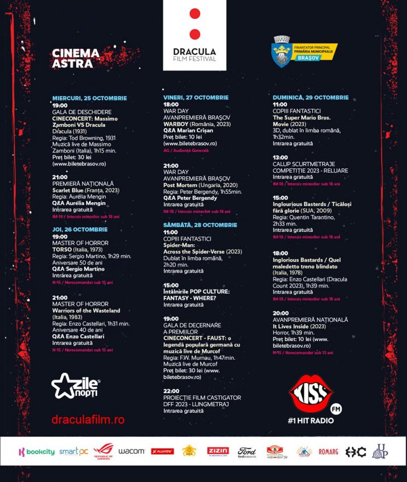 Începe Dracula Film Festival. Argumente pentru o experienţă... fantastică 18866278