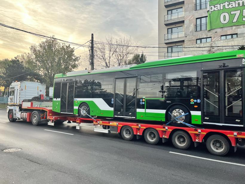 Primele autobuze electrice au ajuns vineri în Capitală