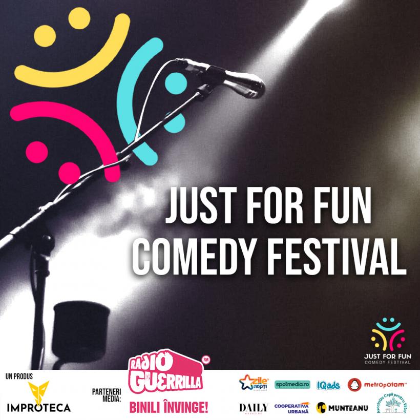 JUST FOR FUN COMEDY FESTIVAL: spectacole și ateliere de improvizație și stand-up comedy cu invitați de renume. Rahel Otsa, Phill Lunn, Kristine Levine vin la București, alături de Doug Stanhope și Landry! 18866315