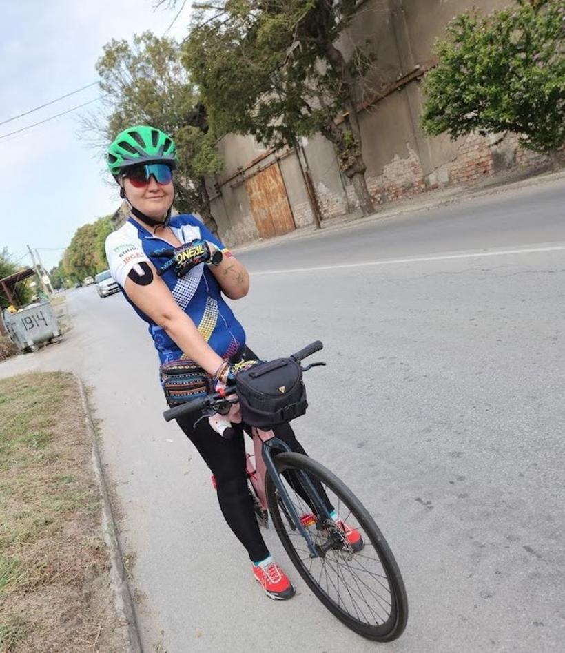 Cursă contra diabet. Gabriela Airinei, pedalând între trei capitale europene: Mișcarea face treabă bună și îi dă de furcă  „prietenului diabet” 18867143