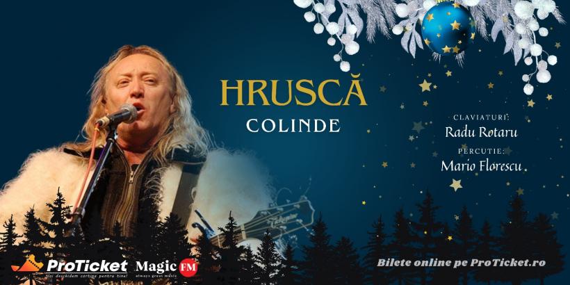 ŞTEFAN HRUŞCĂ va susţine câte două concerte de colinde la TIMIŞOARA şi IAŞI în această iarnă 