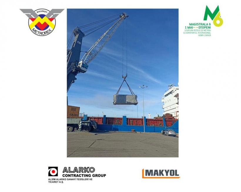 ”Cârtița” care va fora tunelul de metrou între staţiile 1 Mai şi Tokyo a ajuns în România 18867379