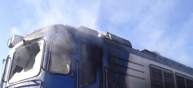 Incendiu la o locomotivă în Arad. 40 de călători s-au autoevacuat