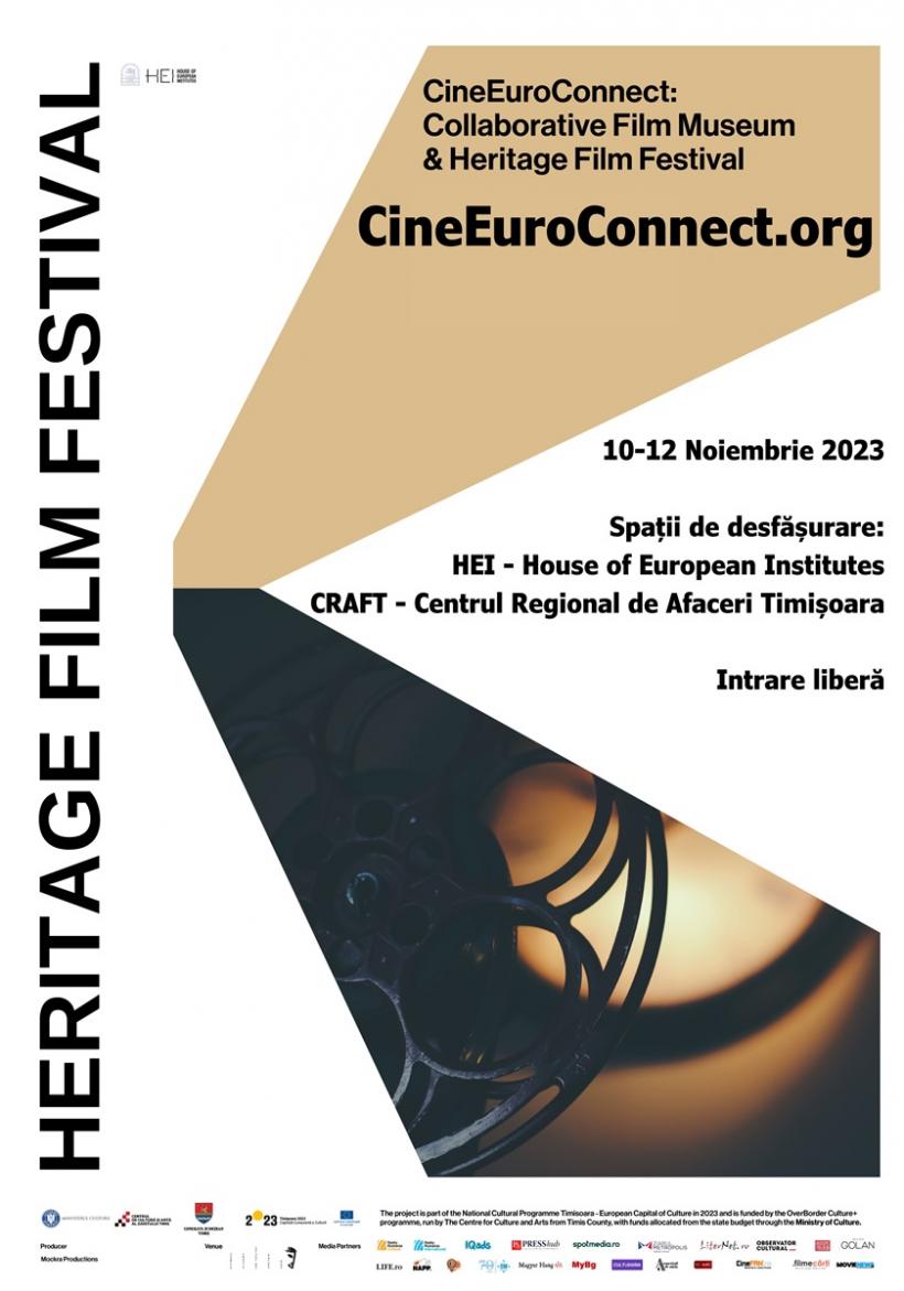 Patrimoniul Cinematografic Revine la Viață prin Heritage Film Festival din cadrul CineEuroConnect în perioada 10-12 noiembrie la Timișoara 18868572