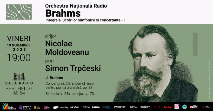 BRAHMS 190: Integrala lucrărilor simfonice și concertante, la Sala Radio