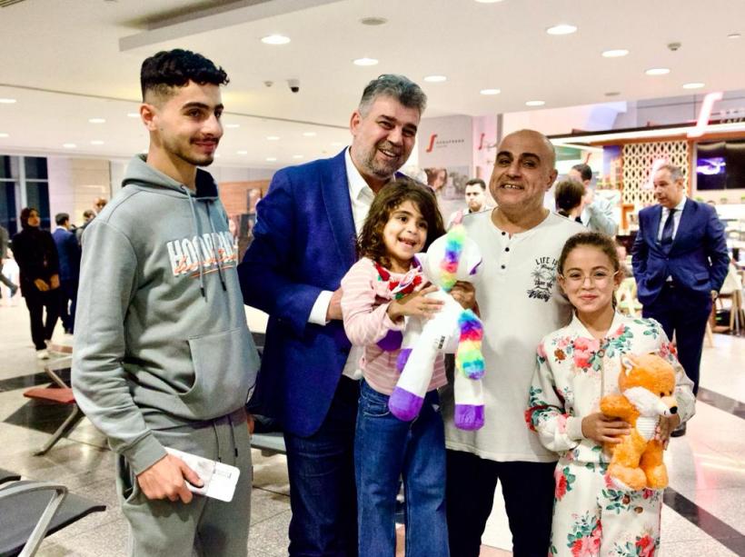 Ciolacu: Am fost copleșit să văd bucuria din ochii copiilor scăpați din infernul din Gaza 18868871