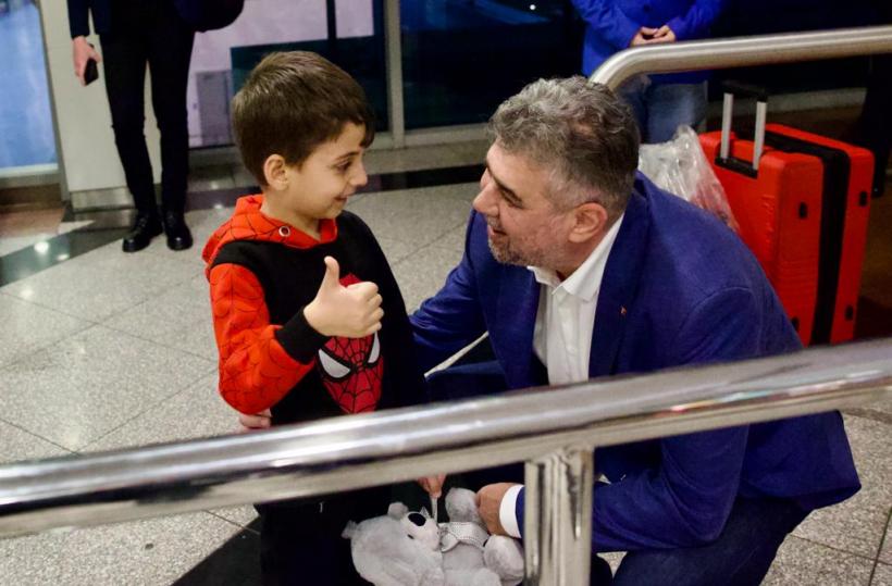 Ciolacu: Am fost copleșit să văd bucuria din ochii copiilor scăpați din infernul din Gaza 18868872