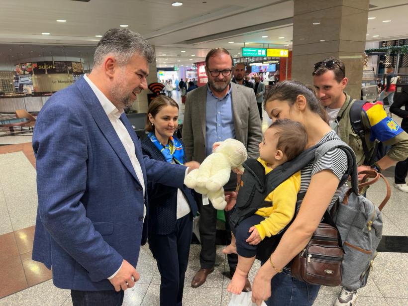 Ciolacu: Am fost copleșit să văd bucuria din ochii copiilor scăpați din infernul din Gaza 18868874