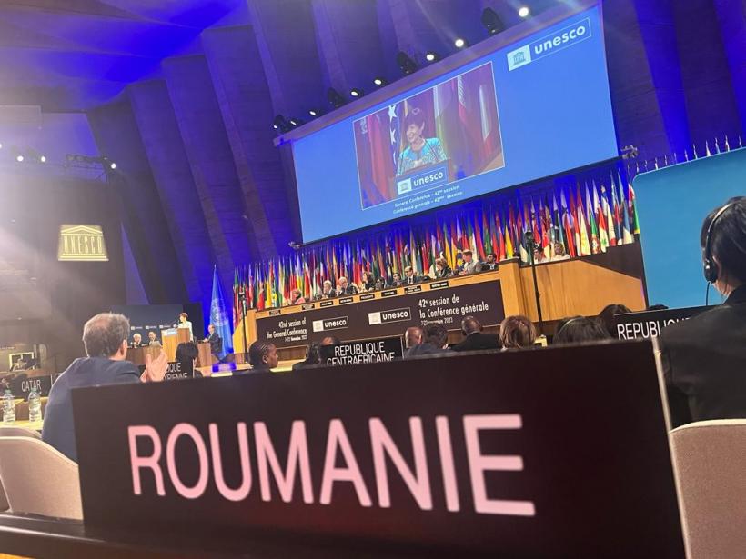 România, în premieră, a preluat funcția de președinte a Conferinței Generale a UNESCO