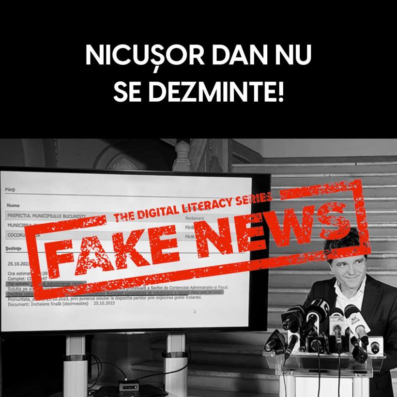 Scandal uriaș în București. Prefectul Capitalei îl acuză pe Nicușor Dan că manipulează și distribuie fake news-uri