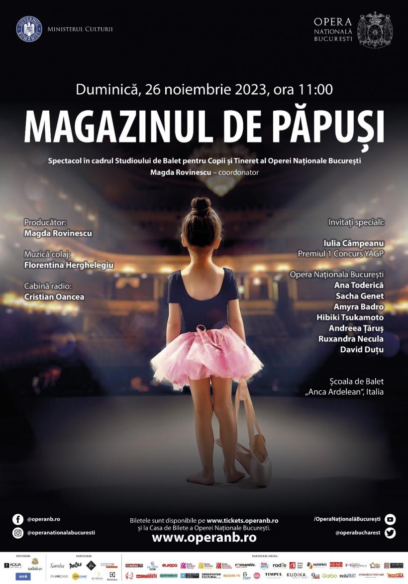 Emoție și eleganță la final de noiembrie: Evgheni Oneghin, Otello, Baiadera și Magazinul de păpuși pe scena Operei Naționale București 18870437