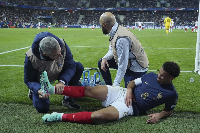 Tânăra vedetă a lui PSG, Warren Zaire-Emery, accidentare la debutul pentru Franța, care îl va ține pe tușă tot restul anului 18870909