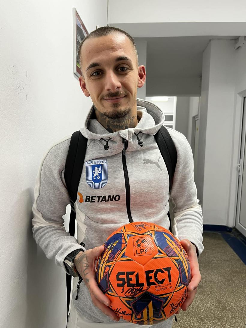 Hat trick-ul lui Mitriță consolidează locul 4 al Universității Craiova, cu o victorie la Galați 18872027