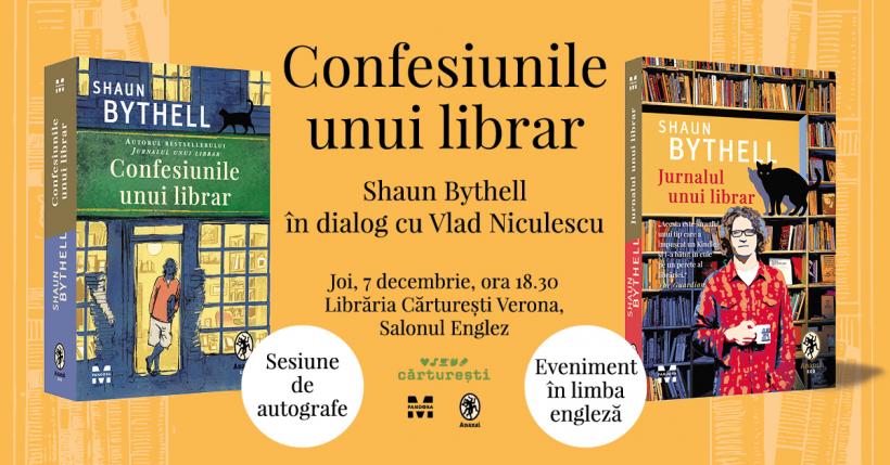 Shaun Bythell, faimosul librar și autor scoțian, vine în România