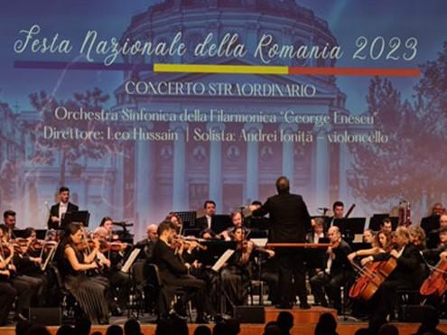 Eveniment diplomatic și cultural la Roma: concertul Filarmonicii „George Enescu” la Auditorium Parco della Musica