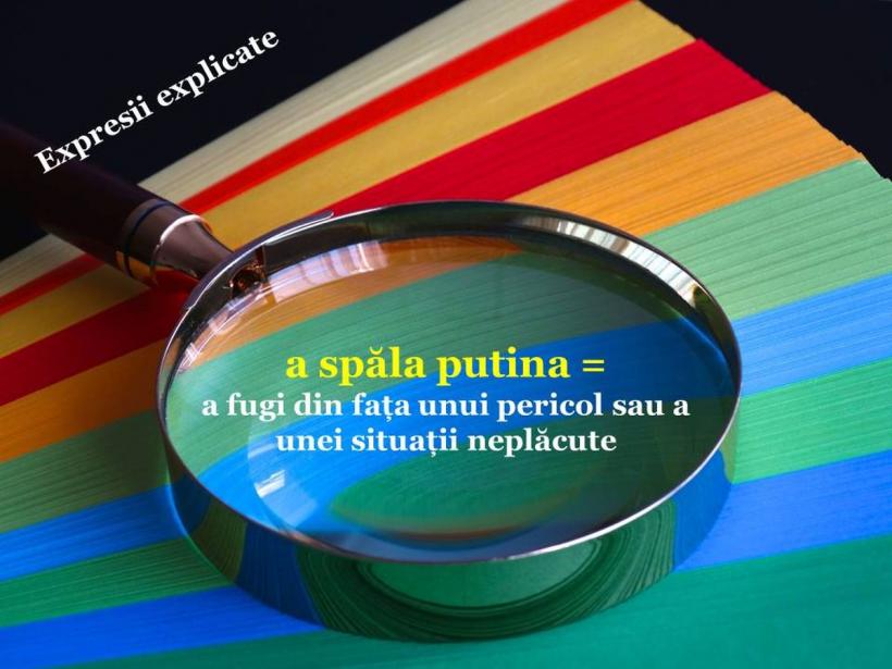 Cum s-a îmbogățit limba română cu expresia „a spăla putina” 18872374