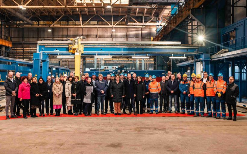 Linie robotizată pentru fabricația micro-panourilor, inaugurată la Şantierul Naval Damen Galaţi   18872470