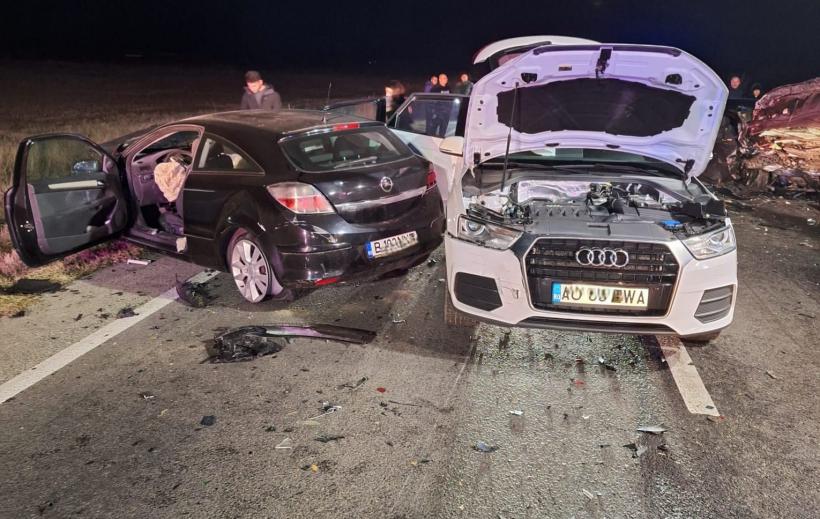 Accident grav pe o șosea din Olt. Au fost implicate 4 autoturisme. A fost activat planul roșu de intervenție 18872961
