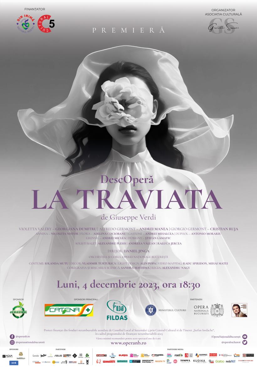 „DescOperă La Traviata” pe scena ONB, o premieră adresată cu precădere publicului tânăr