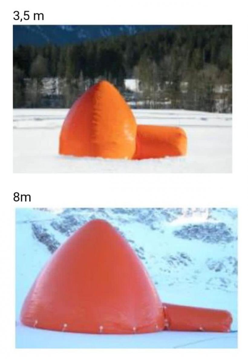 Tehnologie nordică: Hotelul de Gheață de la Bâlea, modelat cu baloane 18873313