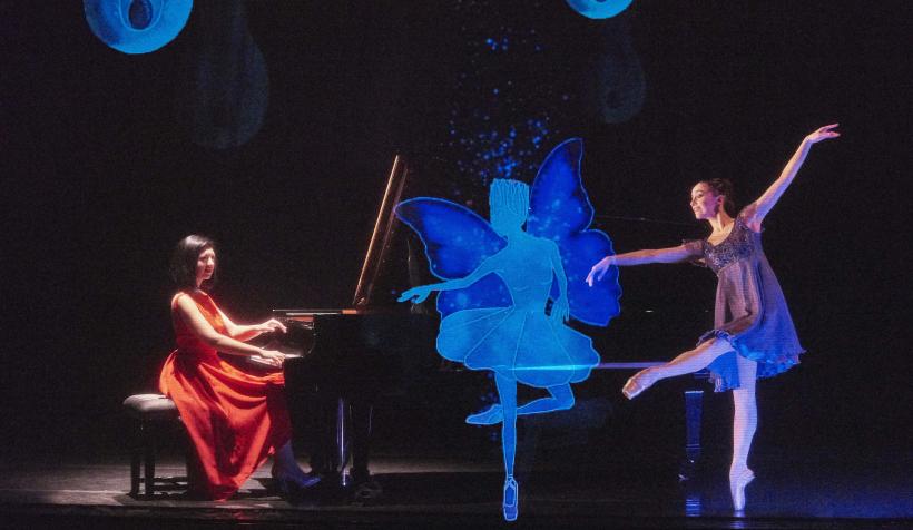 O fuziune magică a muzicii, dansului și artei digitale: în premieră în România, spectacolul &quot;The Nutcracker and I&quot; de Alexandra Dariescu