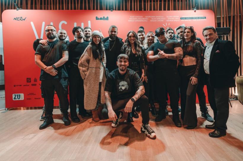 Imagini din filmul VISUL în noul videoclip Feli feat. Nosfe: „Muzica”!  Artiști din România, prezenți la o proiecție specială dedicată lui Nosfe 18873515