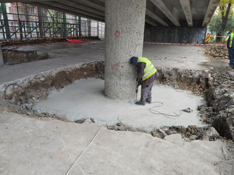 ​​​​​​​Lucrările la Podul Grant continuă indiferent de vreme 18873918