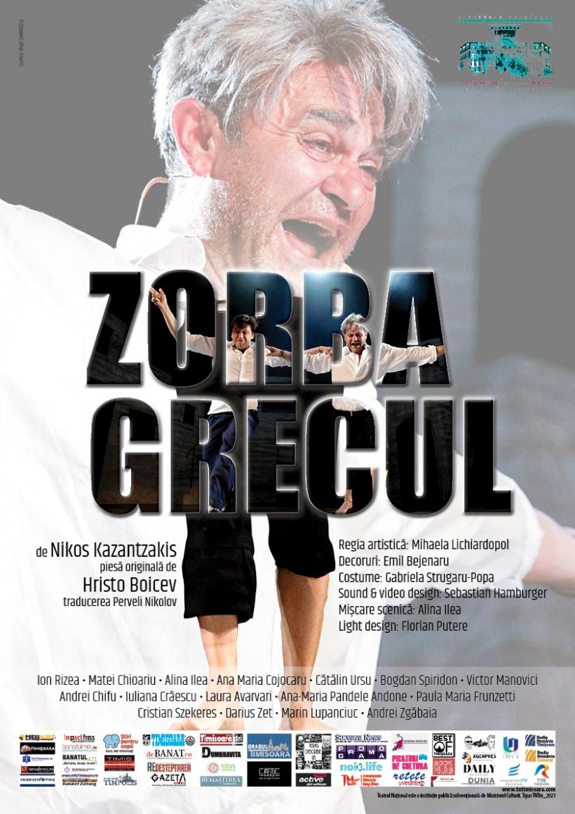 „Zorba Grecul”, după celebra poveste a lui Nikos Kazantzakis, la Teatrul Național Timișoara 18874797
