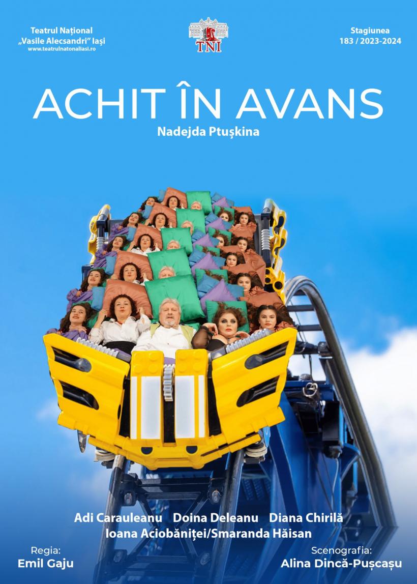 „Achit în avans” de Nadejda Ptușkina, în regia lui Emil Gaju, cea mai nouă producție a Teatrului Național Iași,   lansată înainte de Crăciun 18875793