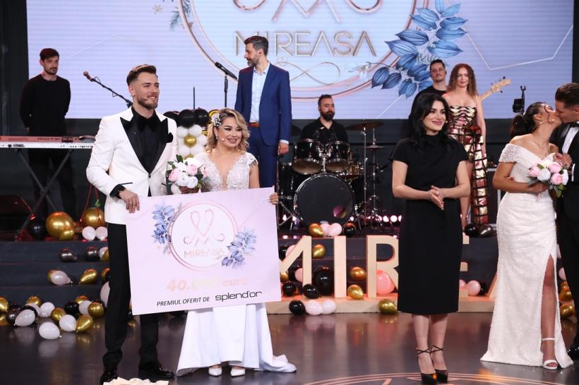 Ioana şi Marius, câştigătorii celui de-al optulea sezon Mireasa şi ai premiului în valoare de 40.000 de Euro 18876536