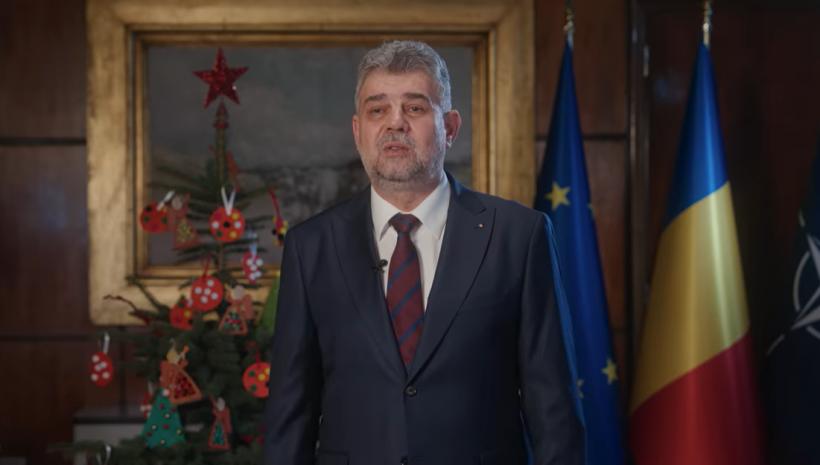 Mesajul premierului Marcel Ciolacu, de Crăciun: Sărbătoarea Nașterii Domnului este o sărbătoare a bucuriei și a speranței!