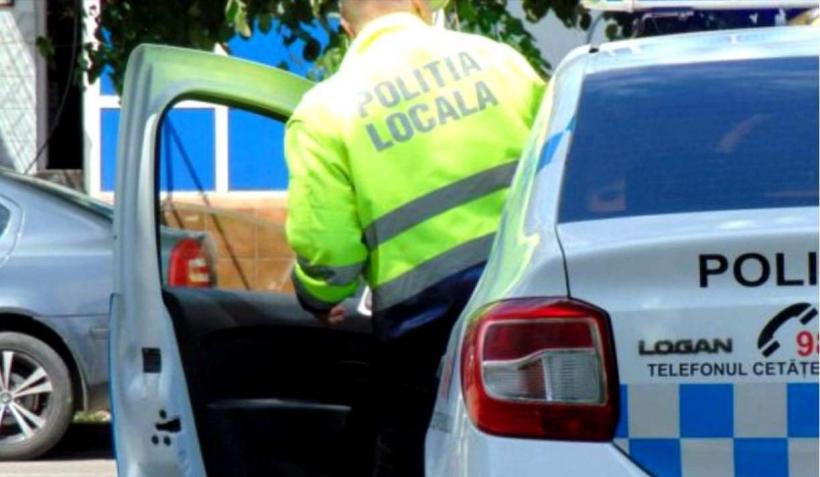 Polițiștii clujeni au urmărit o mașină cu număr fals condusă de un șofer fără permis