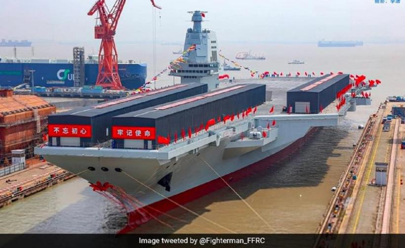 China dezvăluie noi imagini ale unui portavion de ultimă generație