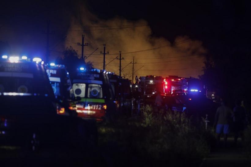 Plan Roșu în Vrancea: accident rutier cu 9 victime. În microbuzul răsturnat se aflau 7 copii