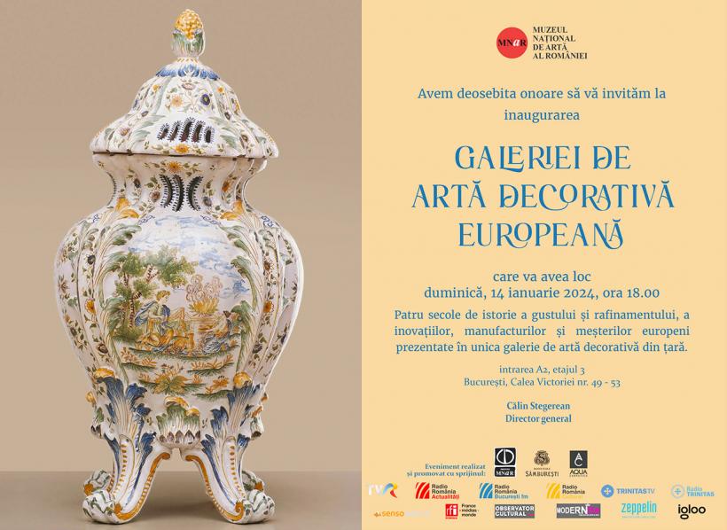 Ziua Culturii Naționale la MNAR. Inaugurarea Galeriei de Artă Decorativă Europeană