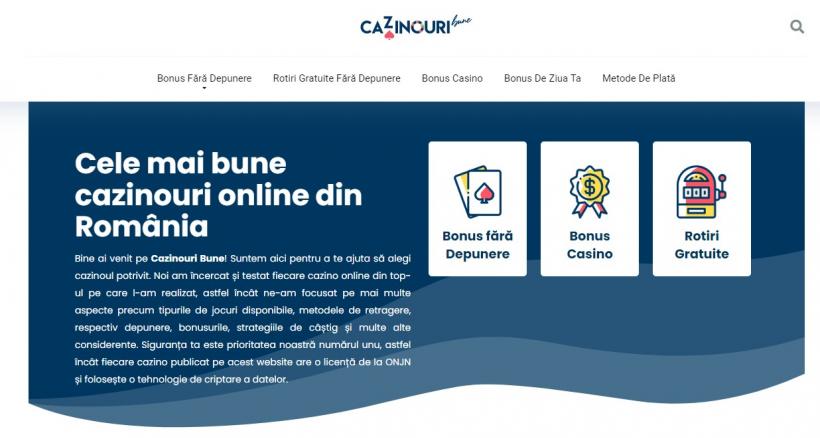 (P) Ofertele cazinourilor online din România, prezentate în noul ghid Cazinouri-bune.ro