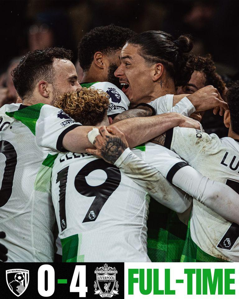 Liverpool trece cu brio de Bournemouth și se distanțează la cinci puncte în Premier League 18880722