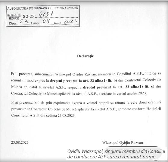 Bogații de la ASF nu vor să renunțe la bonusurile de zeci de mii de euro 18880728