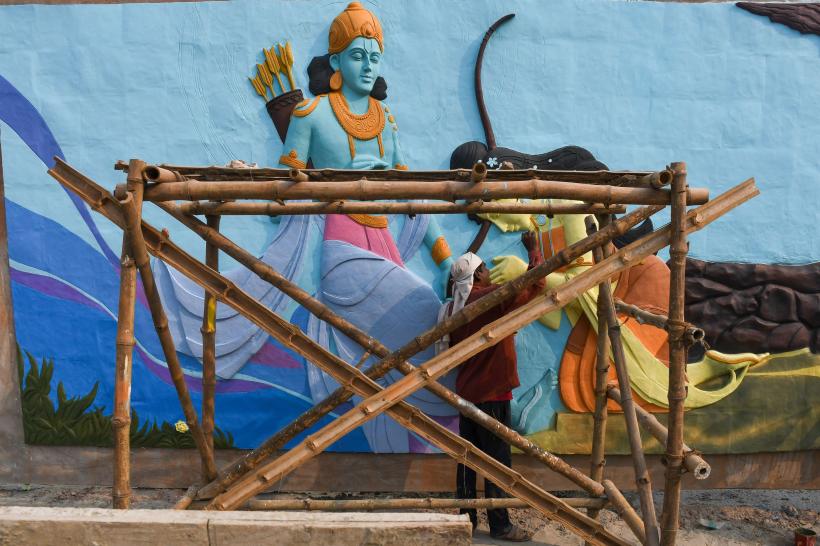 Autoritățile din India au construit un templu peste o moschee dărâmată în timpul unei revolte 18880759