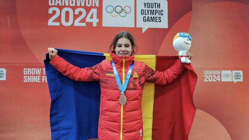 Mihaela Anton aduce prima medalie pentru România la Jocurile Olimpice de Tineret Gangwon 2024