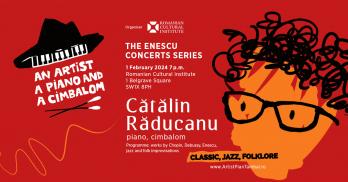 „Un artist, un pian și un țambal” – recital susținut de Cătălin Răducanu, la ICR Londra