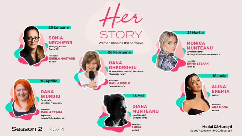 Women in Music România anunță o nouă serie de evenimente Her Story – conversații unice cu femei din mai multe sectoare creative