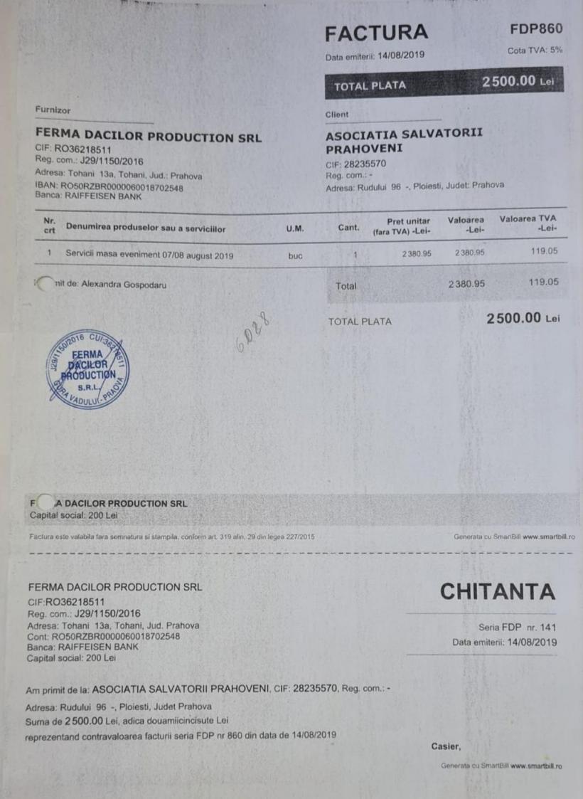 Document BOMBĂ în dosarul Ferma Dacilor. Șeful ISU mânca gratis la pensiune, fără să vadă nereguli 18882812