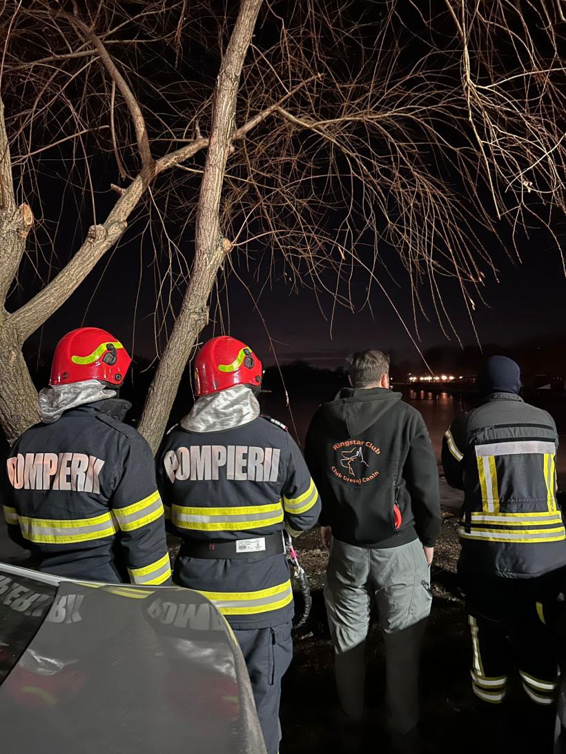 Câinele unui actor celebru al scenei romanești, salvat de pe lacul înghețat din Mogoșoaia 18883420